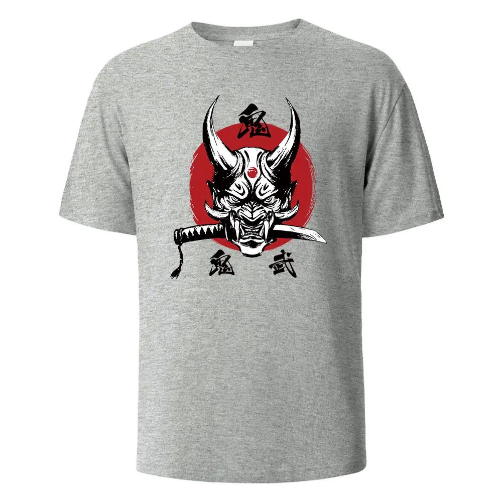 Onimusha Графический принт Мужские футболки 100% хлопок дышащие удобные топы для мужчин Летние свободные мужские топы harajuku Мужская одежда