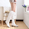 Fashion Women's Boots Stylish Women Knee High Long Boots Low Heel