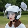 2Pcs/Set Self-adhesive Motorcycle Helmet Braids  for Moto Cycling Skiing