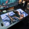 Коврик для мыши Monster Hunter 500x1000 мм Большой игровой коврик для мыши Геймерский XL Резиновый Отаку Клавиатурный коврик Настольный коврик для ноутбука