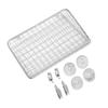 Stainless Steel Parrot Steel Mesh Platform Wear Resistant Parrot Resting Springboard  for Bird Cage