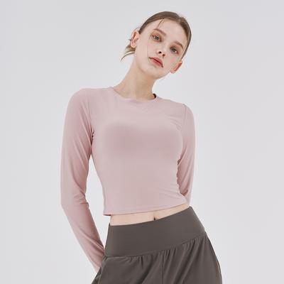 [Swt22015-04] Cozy Daily Crop T-Shirt Pink