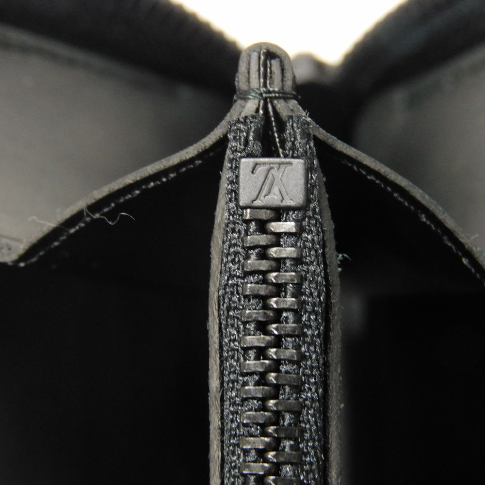 Used 12564 Zippy Wallet Horizontal M80334 7940 Current Model Black Zip Around RFID LV Aerogram Noir Men's from Japan