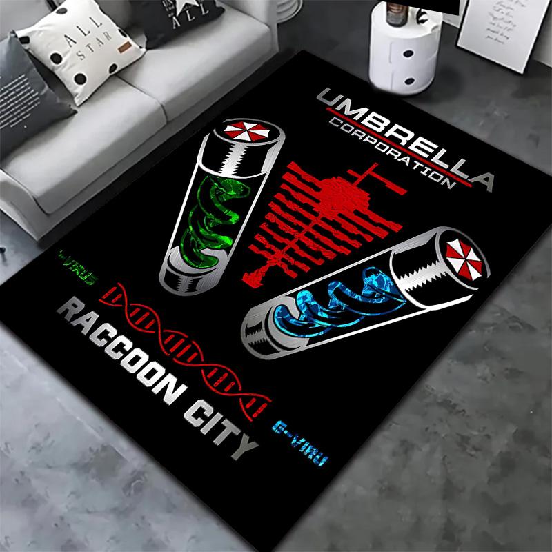 Resident Evil Carpet Rug For Living Room Bedroom Home Sofa Decoration Kids Play Nonslip Floor Mat