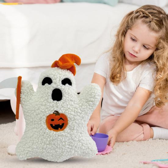 Подушка-призрак на Хэллоуин, декоративная плюшевая кукла-призрак, набитая подушкой-призраком