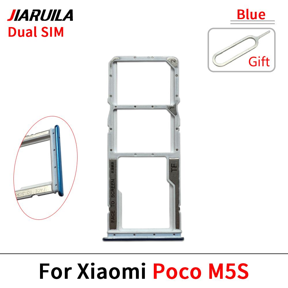 Для Xiaomi Poco M1 M1S M6 Pro 1G 1G Телефон Новый лоток для SIM-карты и SD-карты Держатель Черный