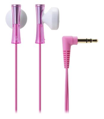 Наушники-вкладыши Audio Technica JUICY, тип вкладышей, светло-розовые LPK ATH-J100