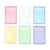 Прозрачный блестящий небольшой ящик для хранения Kpop Photo Mini Card Holder Flip Lid Photo Case Small Candle Candle Organizer