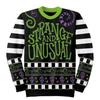 Beetlejuice Unisex Adult Strange And Unusual Knitted Cardigan