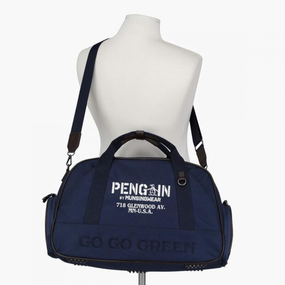 Munsingwear Men Lightweight Polyester Penguin Boston Bag Dark Navy Mr321pbb91