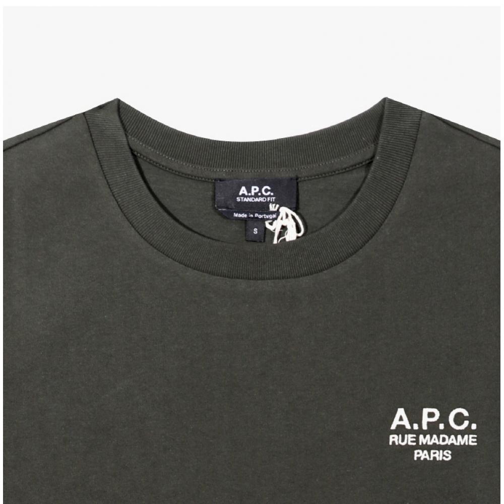 Apesse Cohbu M26388 Tjk Military Kaki Ecru Rue Madame Madame Standard Common Short Sleeve Tee