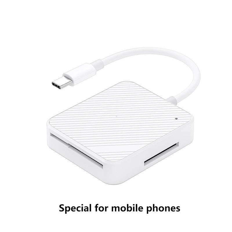 Card Reader Adapter Type C USB-C Smart Media OTG M2 SD SM XD Memory Card Reader for Andriod Mobile Phone Accessories
