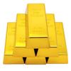 Glittering Fake Gold Bar Paperweight Bullion Bar Ideal Gift Golden Brick Home Decor