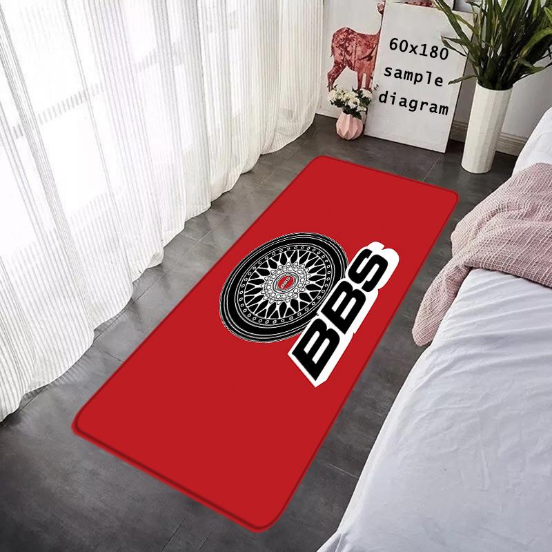 Entrance Doormat B-BBS Wheel Hub Balcony Rugs Living Room Carpet Foot Mats Bath Rug Floor Mat Ideal Gifts Non-slip House Decor
