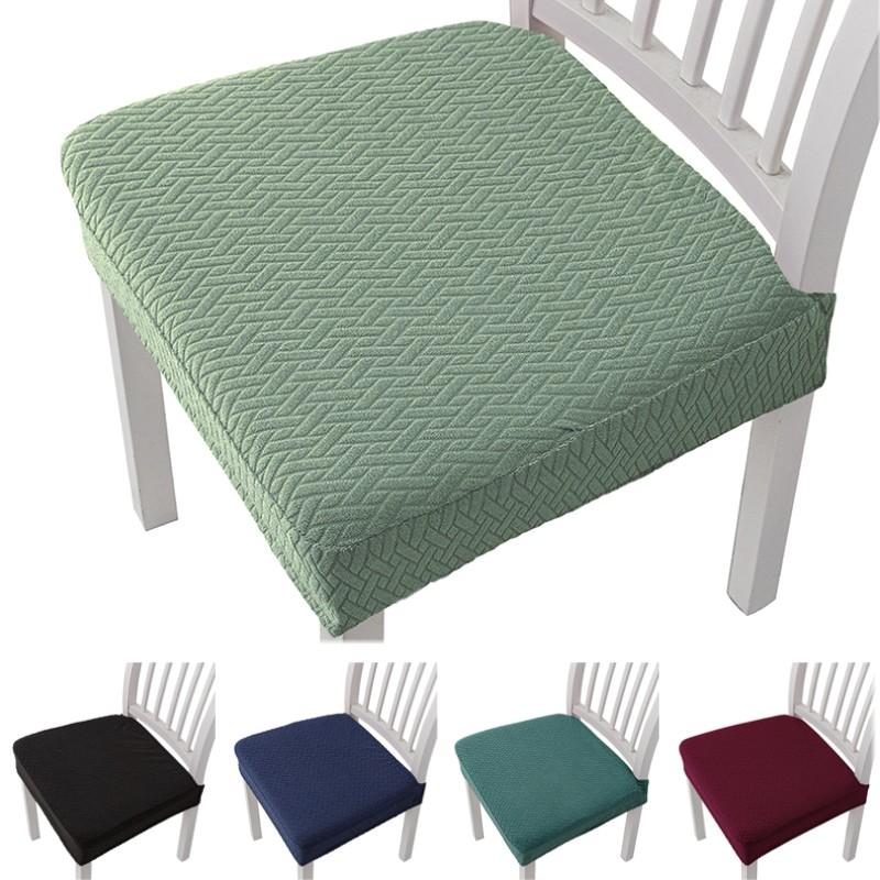Водонепроницаемая обитая подушка для столовой, прочный чехол для сиденья стула, съемные чехлы с моющейся защитой для мебели