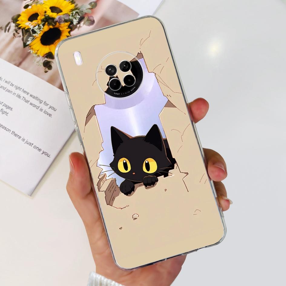 Чехол для Huawei Y9a Чехол-обложка Для Huawei FRL-22 FRL-23 FRL-L22 FRL-L23 Nova Y9a Чехол для телефона Мягкий силикон Прозрачная защита Funda Capa