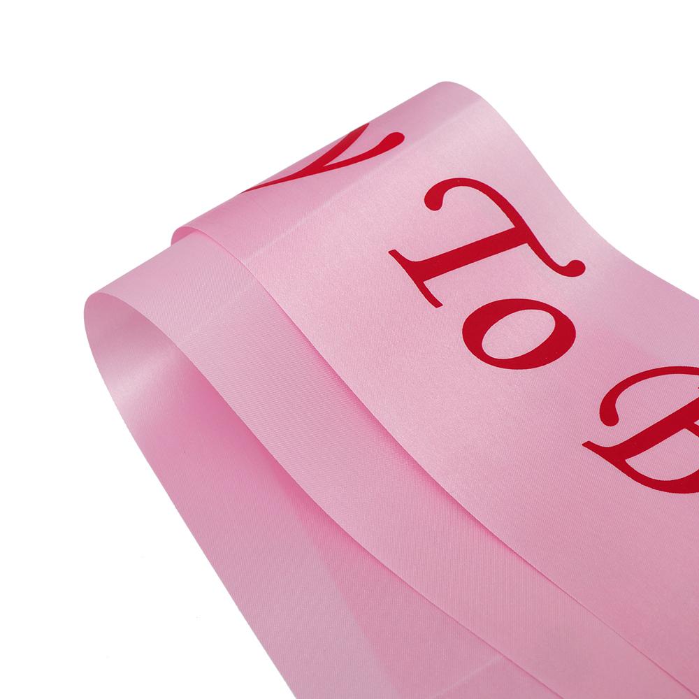 Fashion Mommy To Be Newborn Party Decoration Mom Favor Gift Footprint Sash Boy Girl