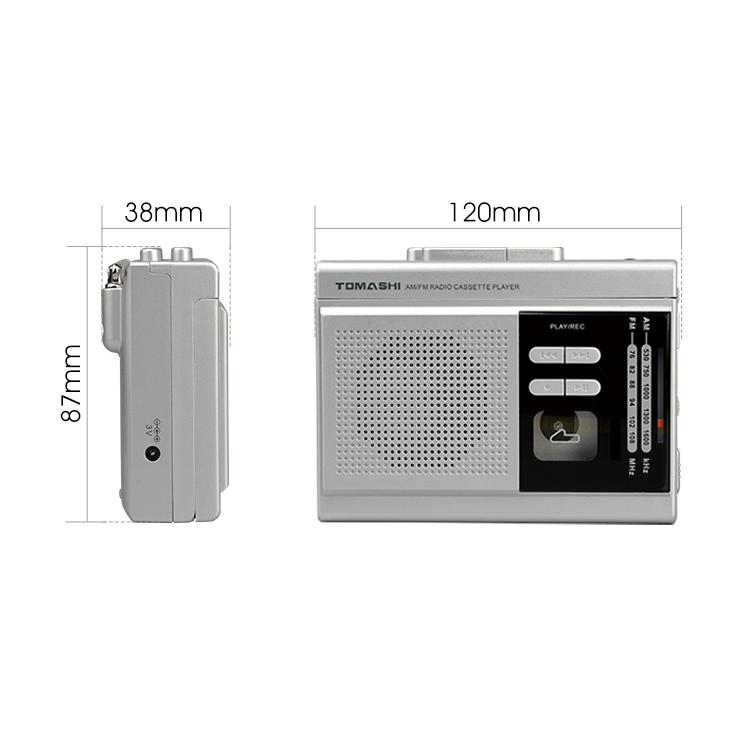 Хит продаж Walkman Кассетный MP3-плеер Портативный ручной кассетный проигрыватель Радиоприемник AM FM Кассетные магнитофоны