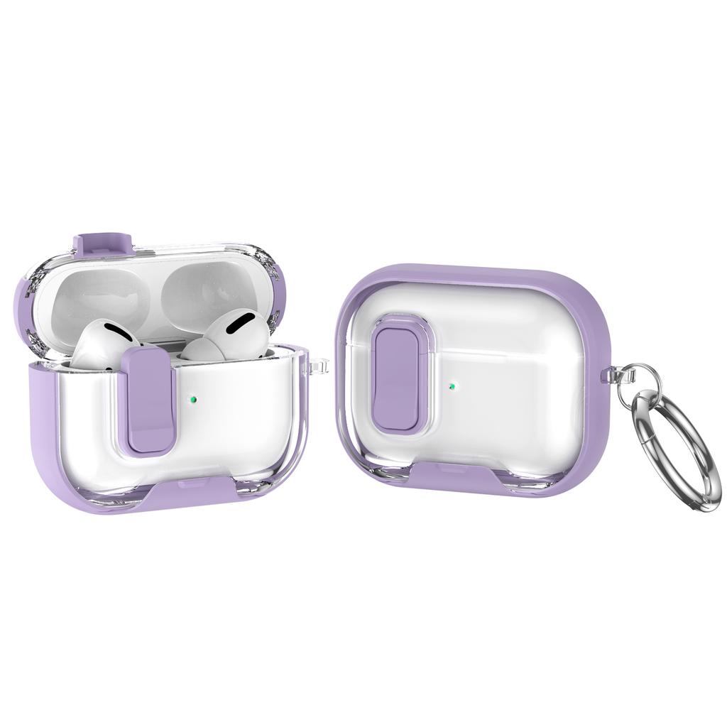 Чехол для Apple AirPods Pro 3 с держателем для телефона Чехол для наушников для AirPods Pro2 4-го поколения Защитный замок Чехол-рукав для наушников