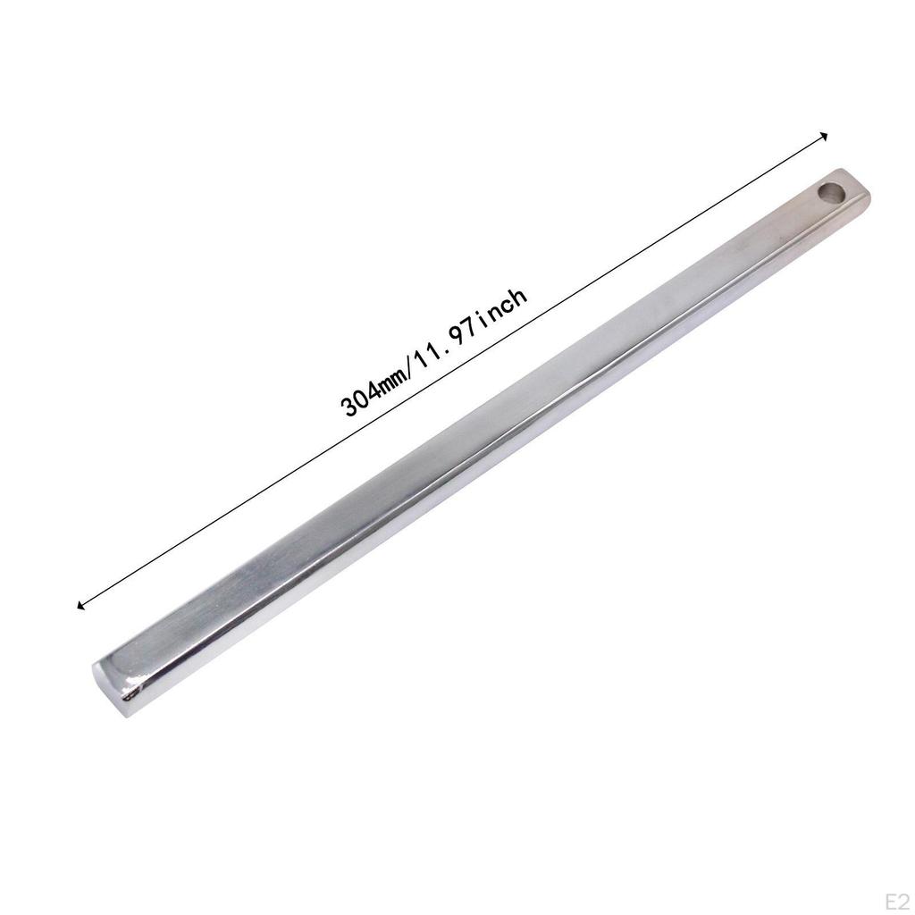 Рулевой вал длиной 12 дюймов, простая установка, 3/4 дюйма, DD, полированная сталь, универсальный, профессиональный, высокий