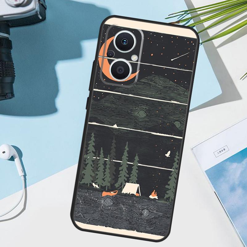 Летняя ночь Чехол для OPPO Reno 12 F 13F 14F 11F 10 11 13 14 Pro 7 8 Lite OPPO Find X9 X5 X6 X8 Pro Чехол