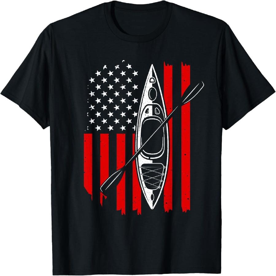 Funny Kayaking Design For Men Women Paddling Canoeing Lover T-Shirt