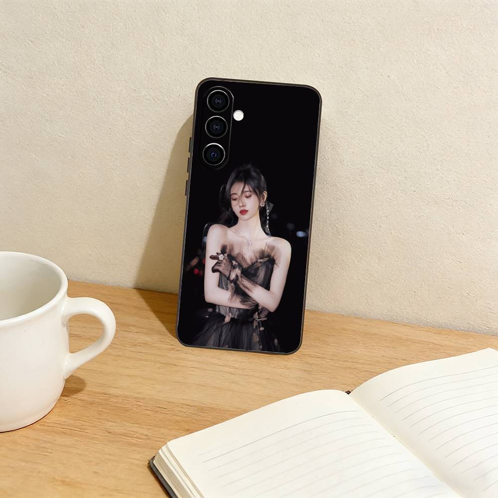 Чехол для телефона Cecily-Ju Jingyi для Samsung Galaxy A73, A72, A71, A70, A53, A52, A51, Другие Мягкий черный чехол
