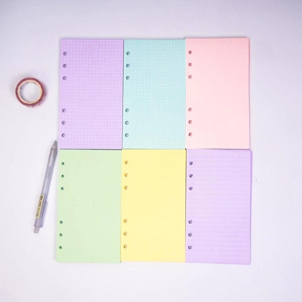 Planner A5 A6 40 Sheets Notebook Paper Loose Leaf Paper Refill Binder Inside Page Paper Refill