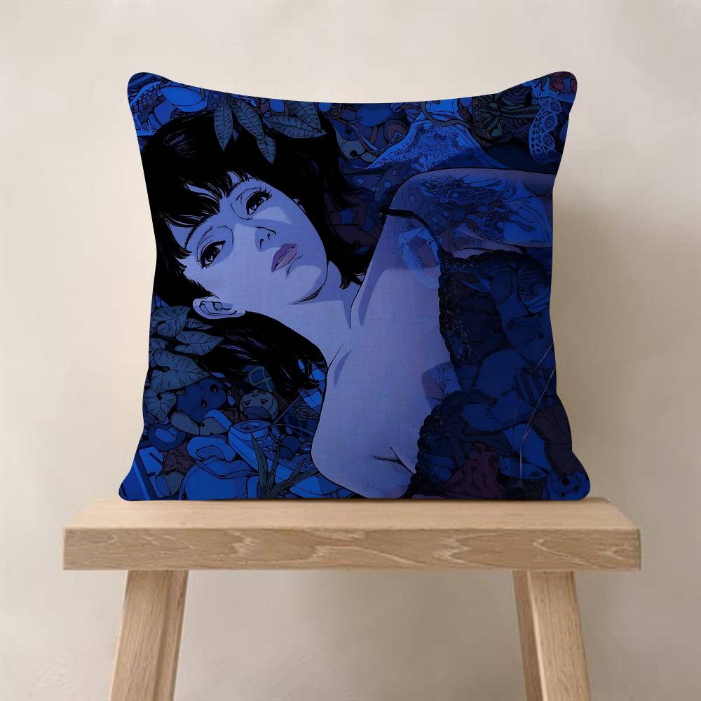 Perfect Blue Canvas Japanese Anime Personalized Pillow Dust Cover Bedroom Kids Party Decoration Pillowcase Birthday