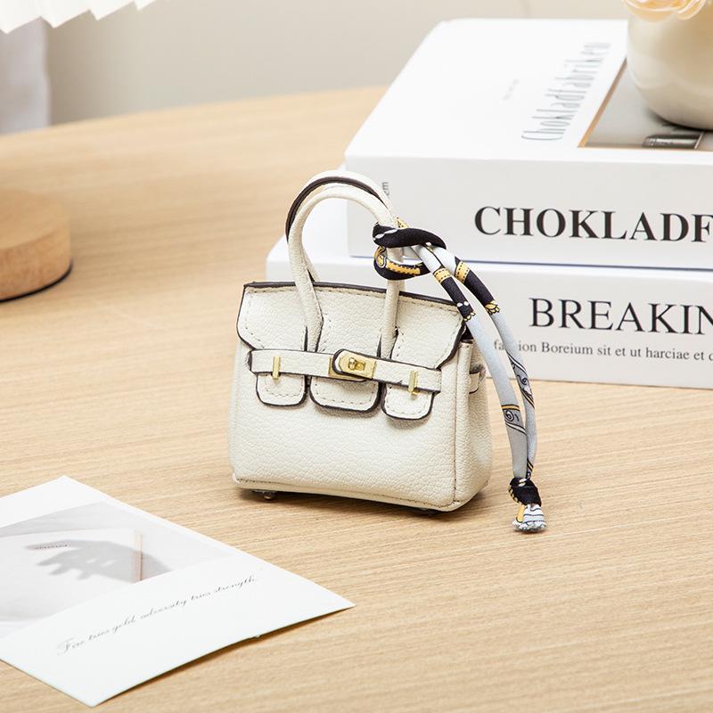 Платиновый мини-подвеска кошелек для монет и ключница - Креативный, милый шарм