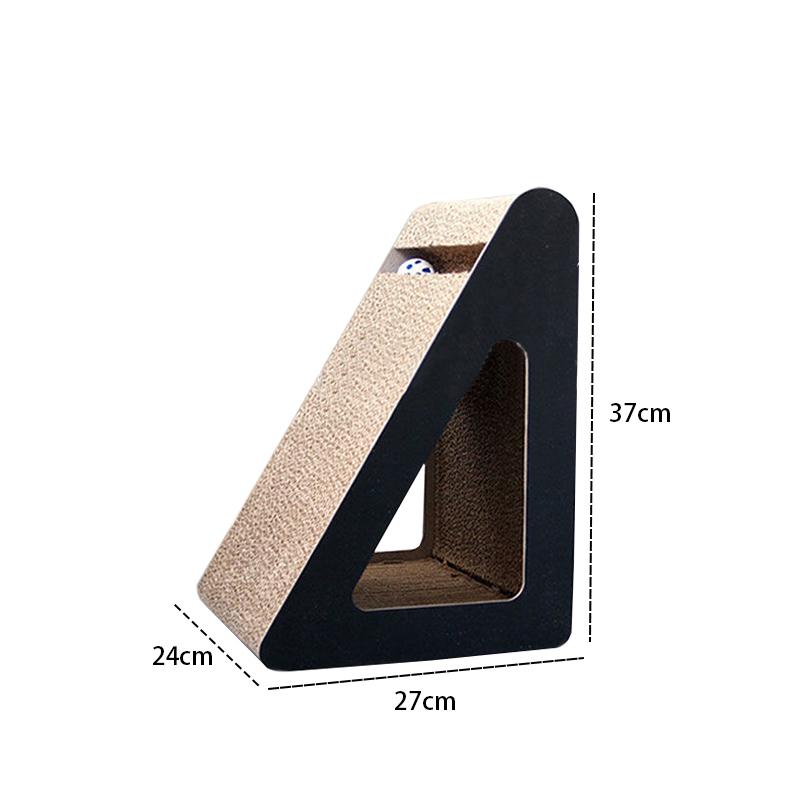 Cat Scratching Cardboard Pet Cat Scratcher Board Wear-Resistant Cat Scratch Pad Claw Grinding Posts Interactive Vertical Cat