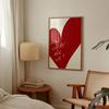 Are We Poster Canvas Painting Modern Print Wall Art Bedroom Home Decor Valentine Gift Piece Frameless Red Love Heart How Lucky