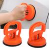 Glass Puller Handheld Household Vacuum Suction Cup Lifter Orange Plastic + Rubber Labor Saving for Glass for Tile