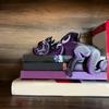 Пластиковая полка для книг в виде спящего дракона, декоративное украшение в виде дракона, для любителей фэнтези