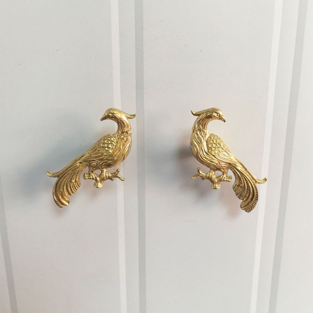 with Screw Cabinet Door Knob Brass Cabinet Handle Classical Drawer Handle Wardrobe Use