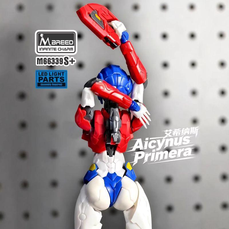 M Серия Aicynus Primera Arcee Красный и Синий Меха Сборная Модель M66339S+ Светодиодные Детали Коллекция Орнамент Игрушка Подарки на День Рождения