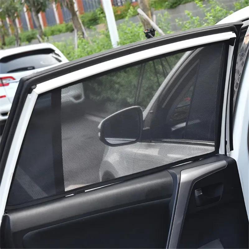 Custom Magnetic Car Window Sunshade For Volvo V60 2nd 2019 - 2024 Curtain Mesh Front Windshield 2020 2021 2022 2023