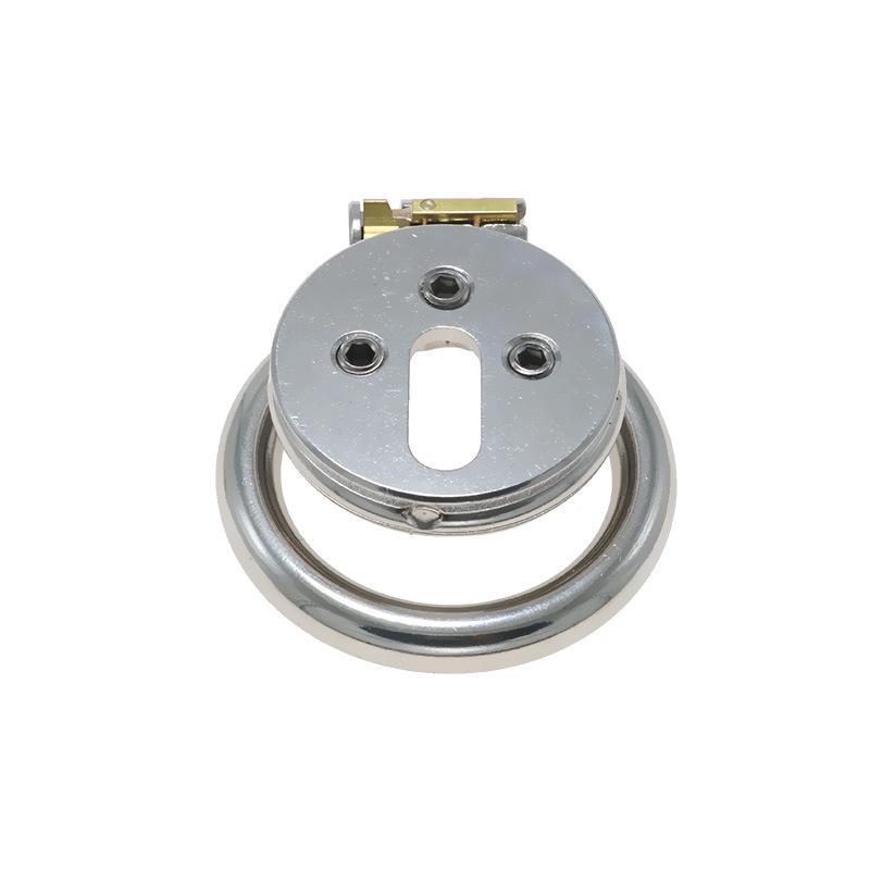 Новый винтовой плоский замок целомудрия CB целомудрие устройство SM из нержавеющей стали пенис клетка замок пенис замок для взрослых