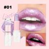 Блестящая помада от Gel Lipstick с сияющим финишем, подходит для всех типов кожи, доступна в ягодных, коричневых, розовых и фиолетовых оттенках