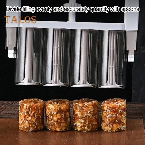 Диспенсер для начинки Mooncake, пищевой пластик, сделай сам, форма для начинки лунного торта, инструмент для изготовления ручного пресса, штамп для печенья, кухонные принадлежности для выпечки