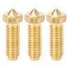 3Pcs 3D Printer Brass Nozzle Kit for Anycubic Kobra 2 Kobra 2 Pro Kobra 2 Maximum Kobra 2 Plus