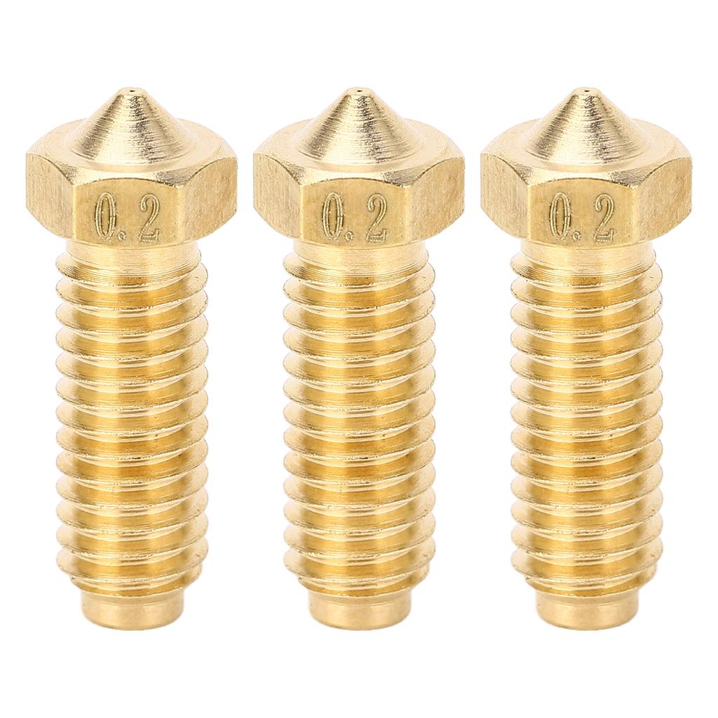 3Pcs 3D Printer Brass Nozzle Kit for Anycubic Kobra 2 Kobra 2 Pro Kobra 2 Maximum Kobra 2 Plus