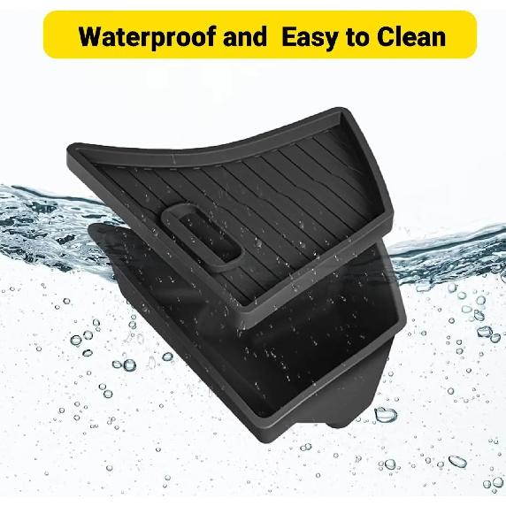 For Tesla Model 3+ Highland 2024 2025 Rear Trunk Side Storage Box Multifunction with Lids Organizer Model3 Interior Accessories