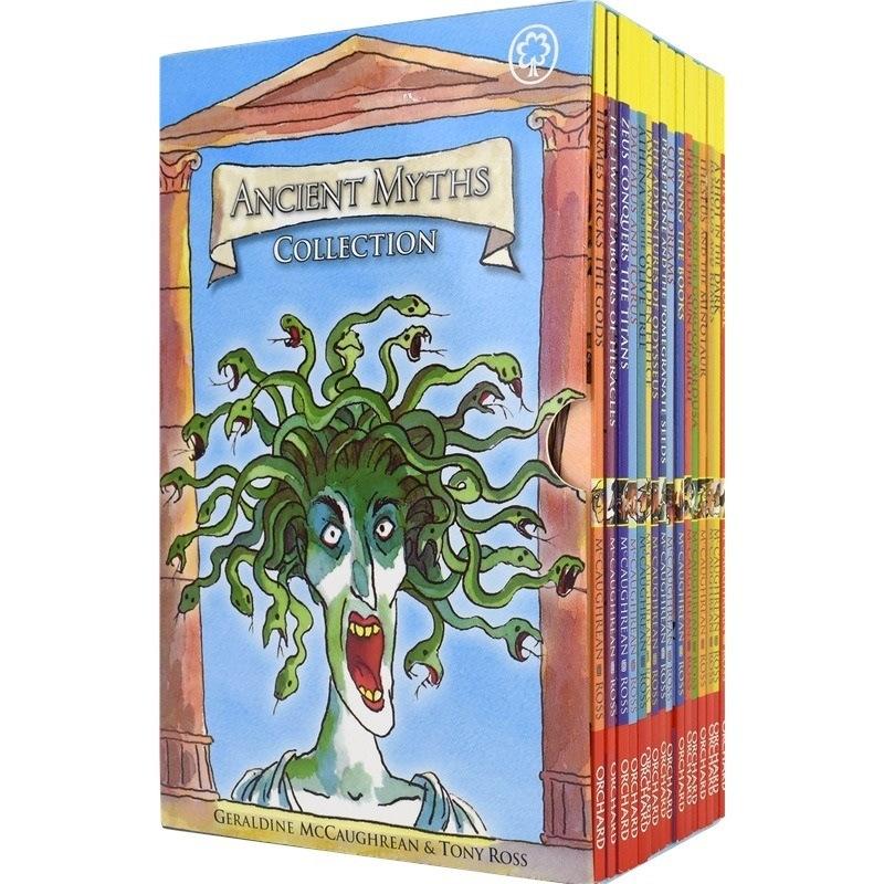 English Ancient Myths Collection Ancient Greek and Roman Mythology 16 volumes gift box