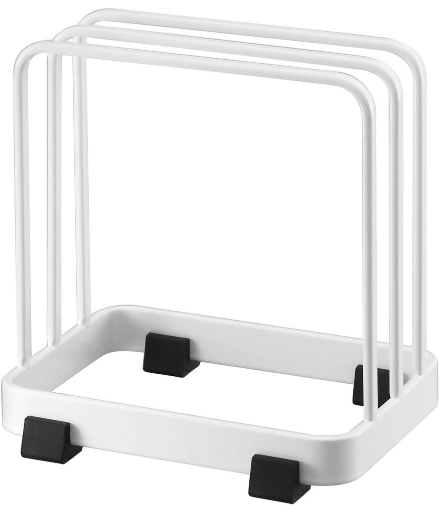 Подставка для разделочной доски Yamazaki Jitsugyo 7135, цвет белый, приблизительный. W12 x D8.5 x H12cm Tower Подставка для разделочной доски для хранения на кухне