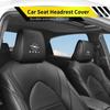 AAAYQ1 Car Seat Headrest Cover Leather Neck Pillow Protector Accessories For Opel Astra Insignia Corsa Zafira Meriva Mokka Vivaro Vect