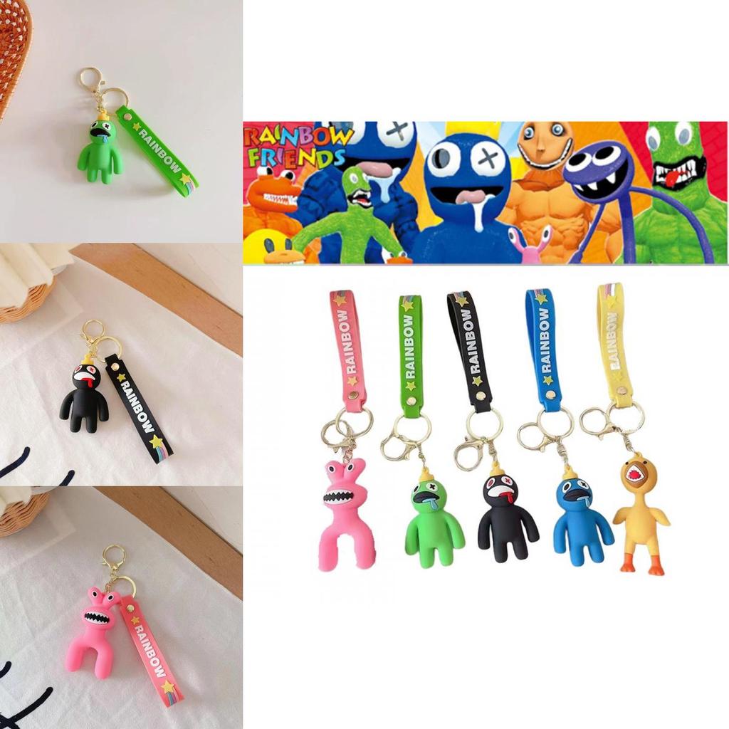 Силиконовый брелок Roblox Rainbow Friends – Подвеска на сумку Детский рождественский подарок