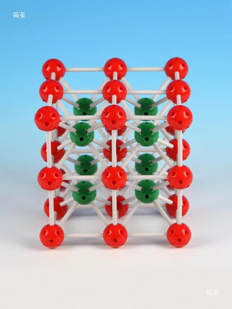 Crystal Model Set: Zinc Sulfide, Boron Nitride, Graphite, CO2 Ice, Silicon Carbide