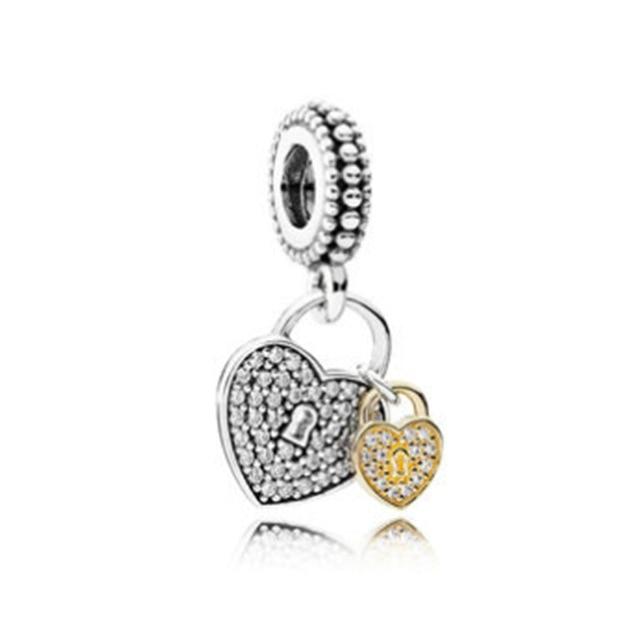 Серебряный кулон «Счастливый кот, собака, коготь, Корона, Сова, любовь», подходит для маленьких ювелирных браслетов, женские оригинальные украшения из бисера