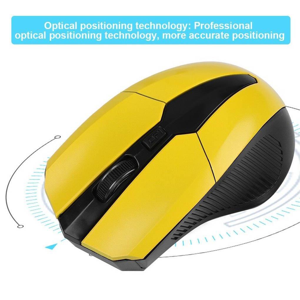 2.4Ghz 1200DPI Wireless Mouse Adjustable Optical Gaming Mouse Wireless Home Office Mice